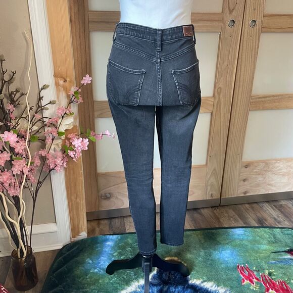 Hollister High Rise Super Skinny Black Denim Jeans Womens Size 1S W25xL28 - Picture 8 of 12